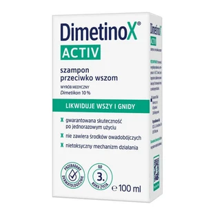 DimetinoX Activ, Shampoo gegen Läuse, 100 ml.