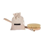 Hhuumm, brosse de massage pour le corps sec, version fibre douce avec bâton No.4, 1 pièce.