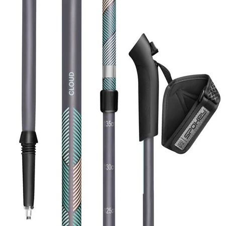 Spokey Cloud Nordic Walking, telescoopstokken, 2 stuks.