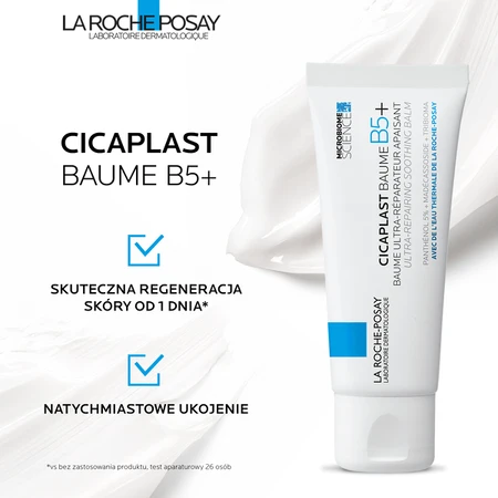 La Roche Posay kit, Effaclar Duo+ M, triple action cream against imperfections, 40 ml + Cicaplast Baume B5+, soothing lotion for face and c
