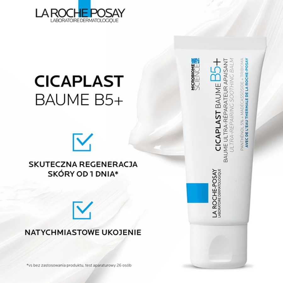 La Roche Posay kit, Effaclar Duo+ M, triple action cream against imperfections, 40 ml + Cicaplast Baume B5+, soothing lotion for face and c
