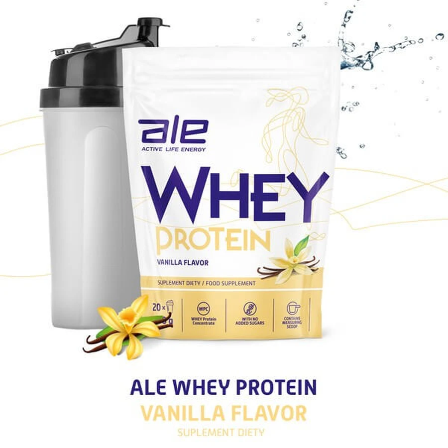 ALE Whey Protein Vanilla Flavor, poudre, 600 g