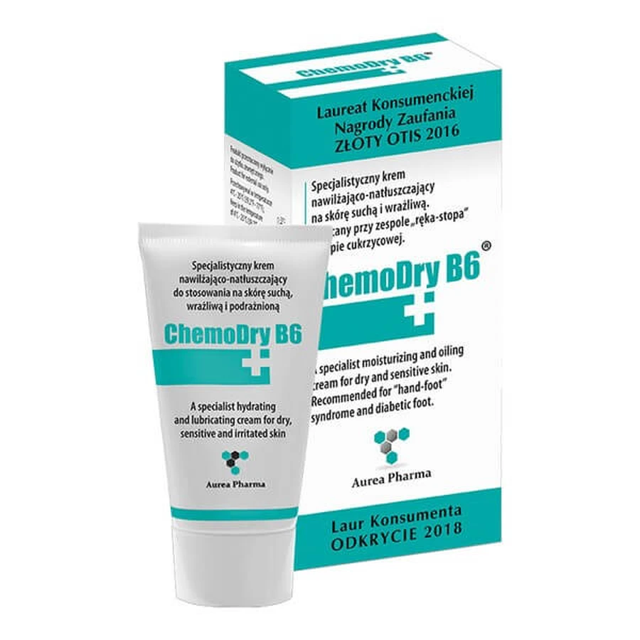 ChemoDry B6, crème hydratante et lubrifiante spécialisée, 100 ml