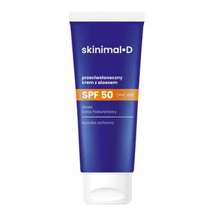 Skinimal D, sunscreen with aloe vera SPF50, 50 ml