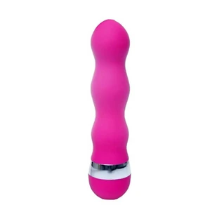 Boss of Toys, vibrator-Mini Wand, pink wavy, 1 pc.