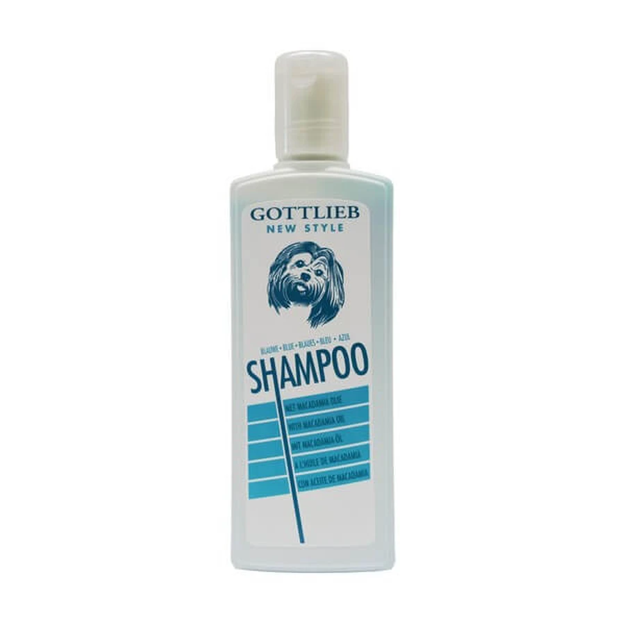Gottlieb Blue Shampoo for dogs with white and light-colored hair, 300 ml