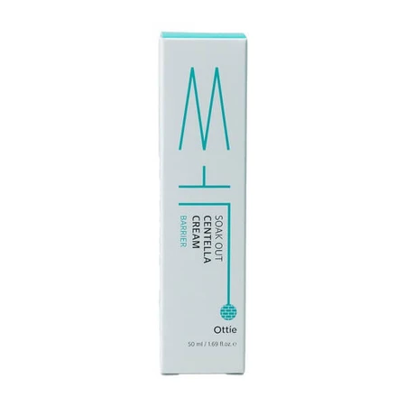 Ottie Soak Out, cremă de față hidratantă cu Centella Asiatica, 50 ml