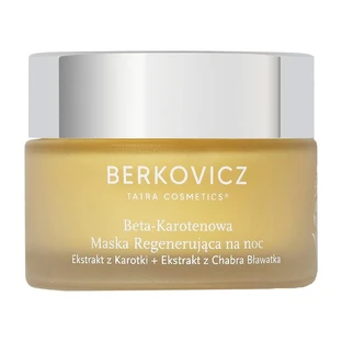 Berkovicz, mascarilla de noche regeneradora con betacaroteno, 50 ml