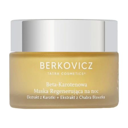 Berkovicz, mascarilla de noche regeneradora con betacaroteno, 50 ml