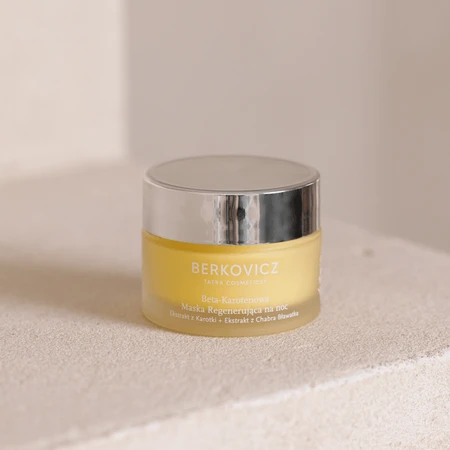 Berkovicz, mascarilla de noche regeneradora con betacaroteno, 50 ml