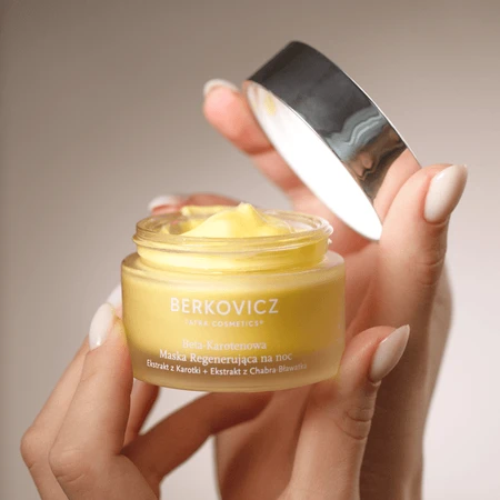 Berkovicz, mascarilla de noche regeneradora con betacaroteno, 50 ml