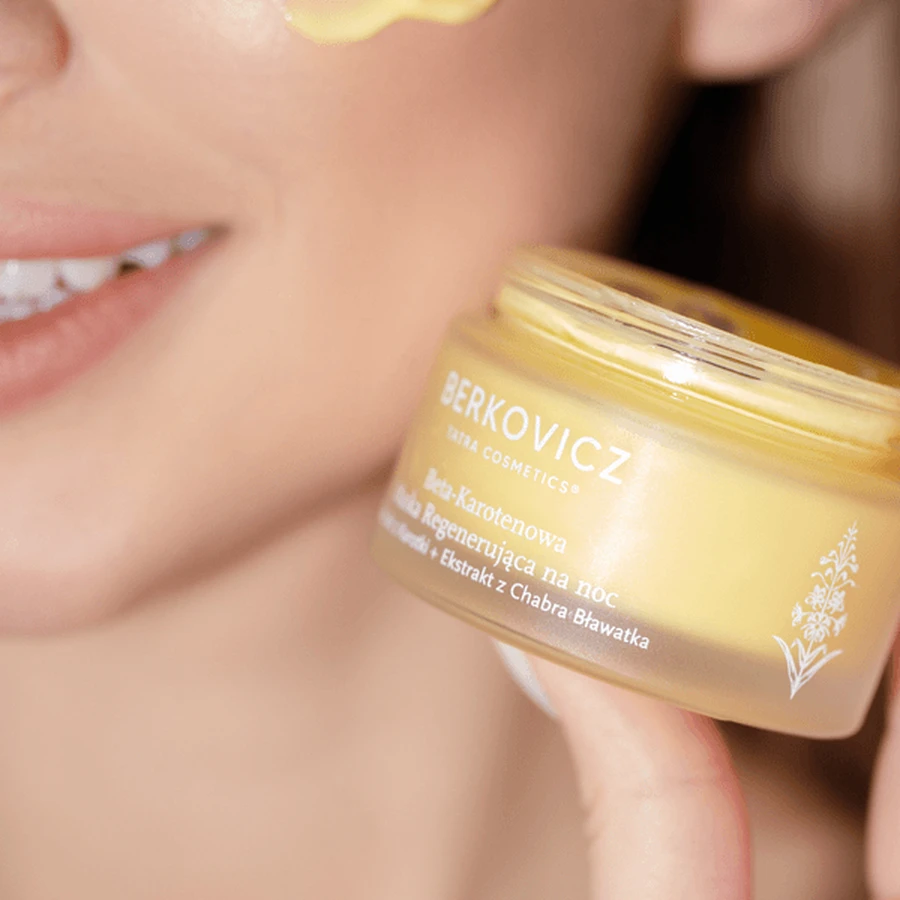 Berkovicz, mascarilla de noche regeneradora con betacaroteno, 50 ml