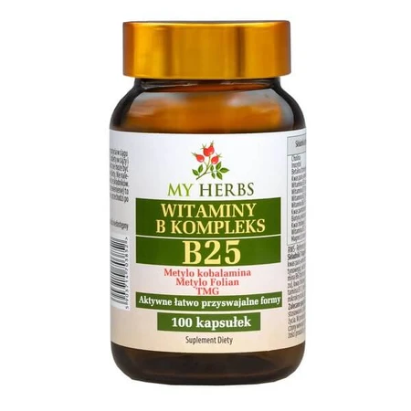 My Herbs Vitaminen B-complex B 25, capsules, 100 st.