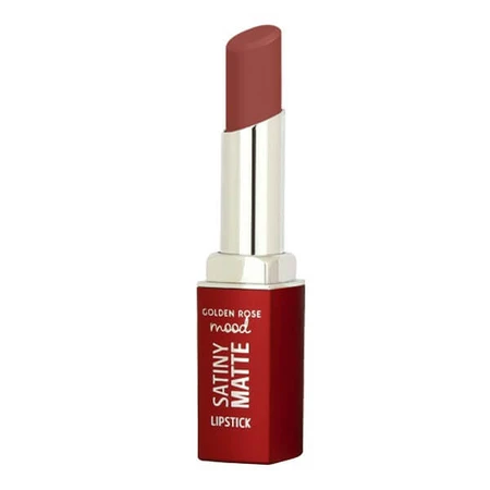 Golden Rose Mood Satiny Matte Lipstick, matte lipstick, 05, 3.5 g