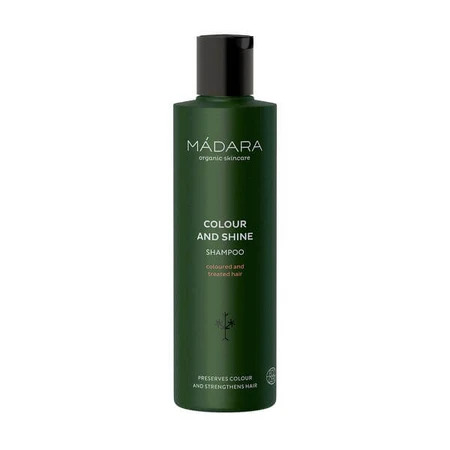Madara Haarpflege, Farbe und Glanz, Shampoo für coloriertes Haar, 250 ml