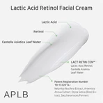 APLB Lactic Acid Retinol Facial Cream, crème de renouvellement à l'acide lactique et au rétinol, 55 ml