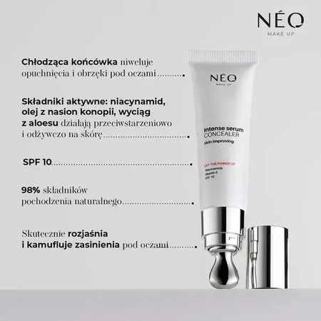 NEO Make Up Intense Serum, corrector de ojeras, 04 ORO, 10 ml