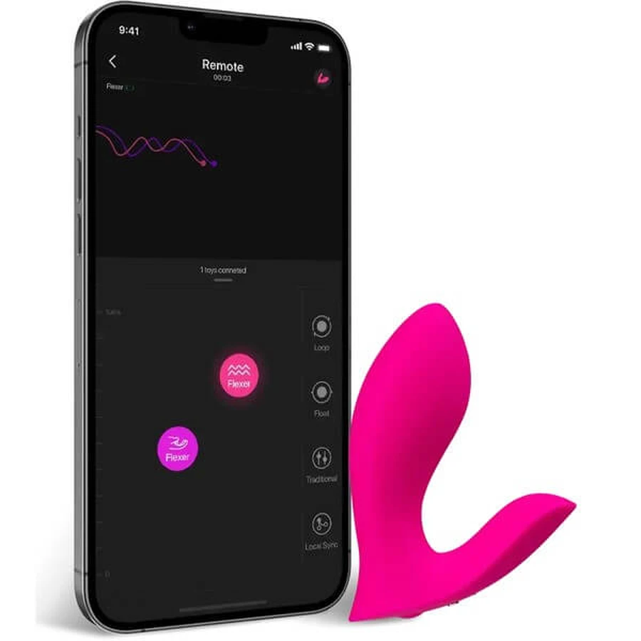 Lovense Flexer, vibrador controlado por app, 1 ud.