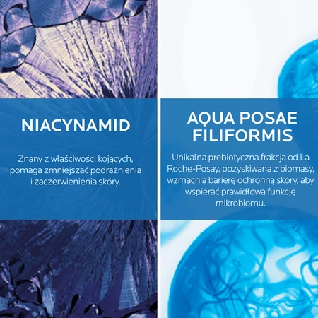 La Roche-Posay Effaclar H ISO-Biome set, crème hydratante visage, 40 ml + crème nettoyante apaisante, 390 ml