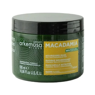Green Arkemusa Milano Macadamia, mask for dry and dehydrated hair, 500 ml
