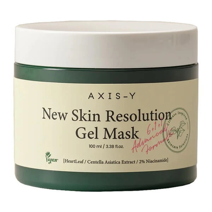 Axis-Y, New Skin Resolution Gel Mask, verzachtend gelmasker, 100 ml