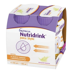Nutridrink Juice Style, flüssig, Birnen- und Holunderblütengeschmack, 4 x 200 ml
