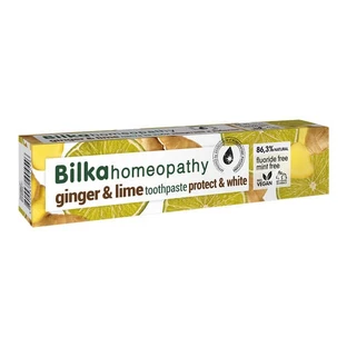 Bilka Homeopathy, toothpaste, Ginger and Lime, fluoride free, 75 ml