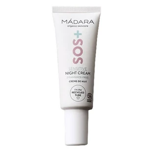 Madara SOS+ Sensitive Night Cream, nachtcrème voor de gevoelige huid, reisformaat, 17 ml