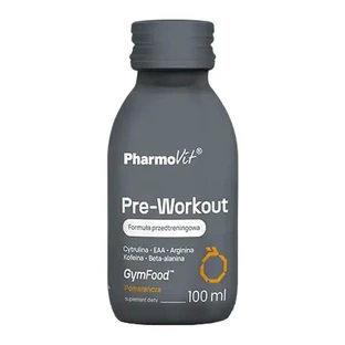 Pharmovit GymFood Pre-Workout, flüssig, Orangengeschmack, 100 ml