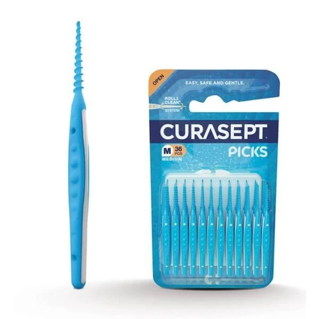 Curasept Picks Medium, silicone toothpicks, 36 pcs.
