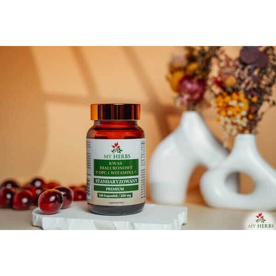 My Herbs Hyaluronic Acid with OPC and Vitamin C, capsules, 120 pcs.