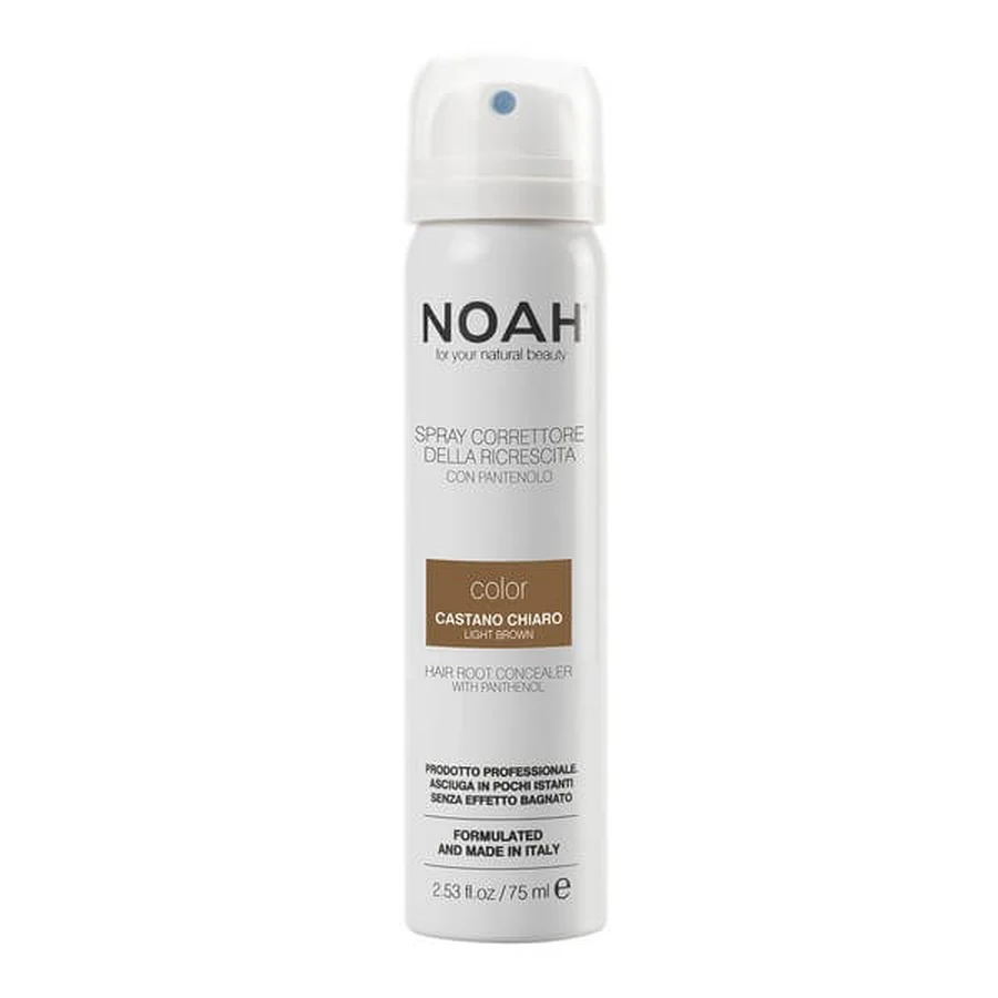 NOAH Hair Root Concealer, roots retouching spray, Light Brown, 75 ml.