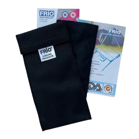 Frio, dubbele etui voor 2 pennen of 1 EpiPEN, zwart, 1 st.