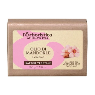 L'Erboristica, plantaardige zeep met amandelolie, 100 g