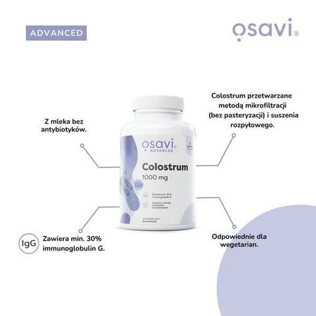 Osavi Colostrum 1000 mg, capsules, 180 st.