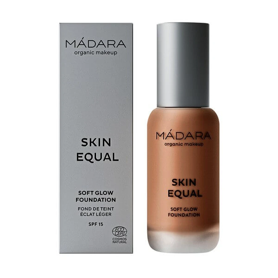 Madara Skin Equal, Soft Glow Foundation SPF15, foundation, Chesnut 90, 30 ml.