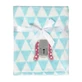 Babymatex, RICCO blanket with embroidery 75x100 cm, dog triangles, 1 pc.