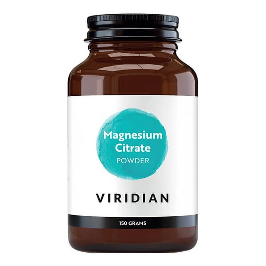 Viridian Magnesio Citrato - Magnesio, polvo, 150 g