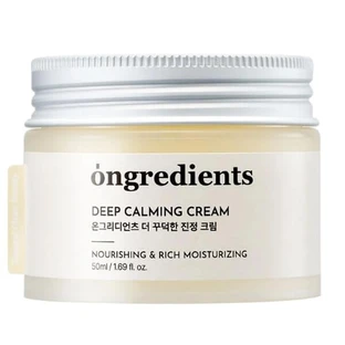 Ongredients Diep kalmerende crème, diep kalmerende regenererende crème, 50 ml