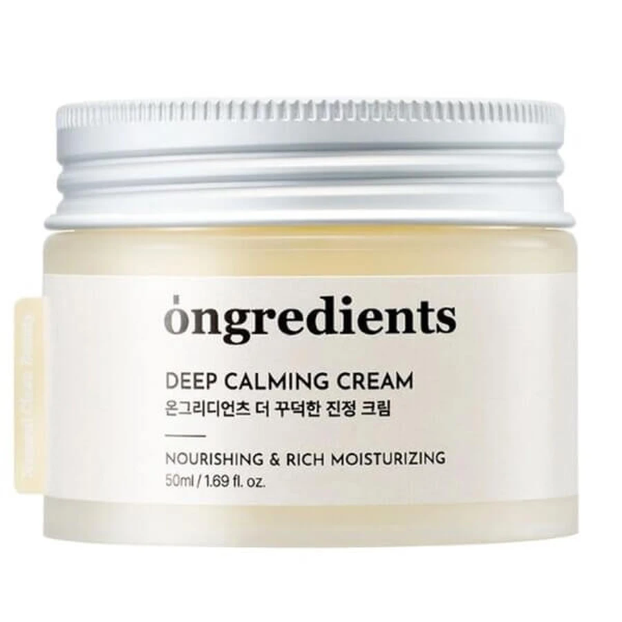 Ongredients Diep kalmerende crème, diep kalmerende regenererende crème, 50 ml