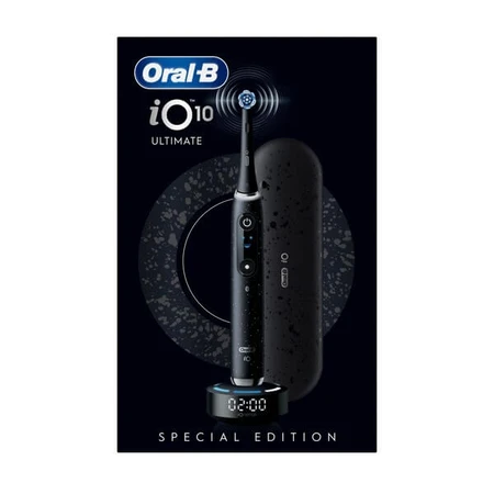 Oral-B iO 10, electric toothbrush, Cosmic Black, 1 pc.