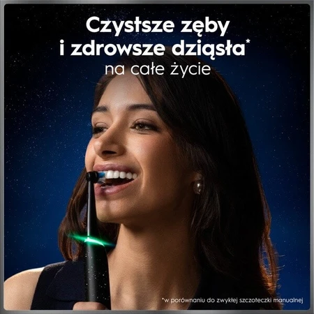 Oral-B iO 10, electric toothbrush, Cosmic Black, 1 pc.