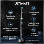 Oral-B iO 10, electric toothbrush, Cosmic Black, 1 pc.