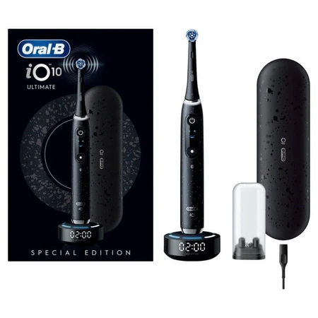 Oral-B iO 10, electric toothbrush, Cosmic Black, 1 pc.