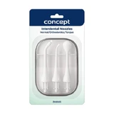 Concept interdentale mondstukken, irrigator tips, wit, 3 stuks.