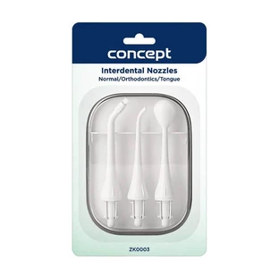 Concept Interdental Nozzles, irrigator tips, white, 3 pcs.