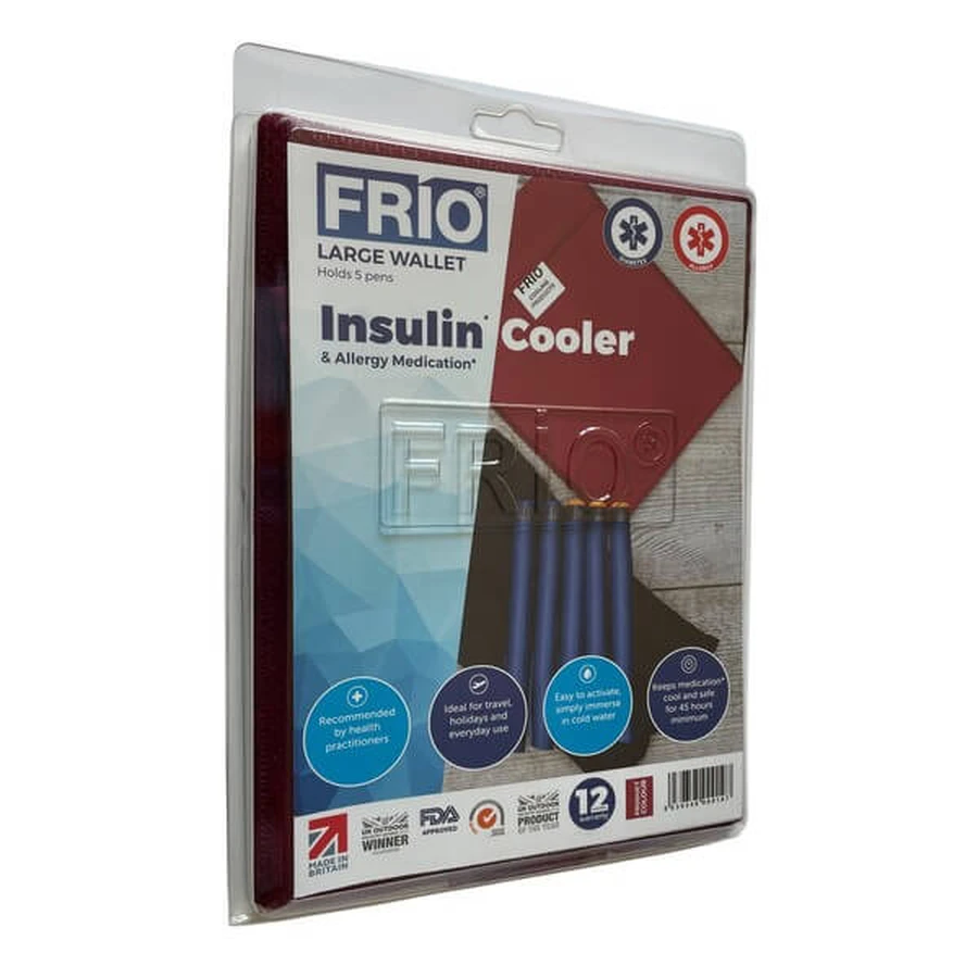 Frio, estuche grande para 5 bolígrafos, granate, 1 ud.