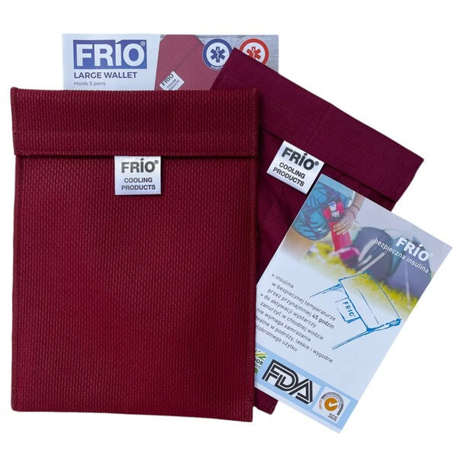 Frio, estuche grande para 5 bolígrafos, granate, 1 ud.
