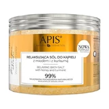 Apis Richness of Honey, relaxing bath salt with honey and turmeric, 650 g