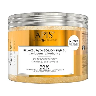 Apis Richness of Honey, entspannendes Badesalz mit Honig und Kurkuma, 650 g